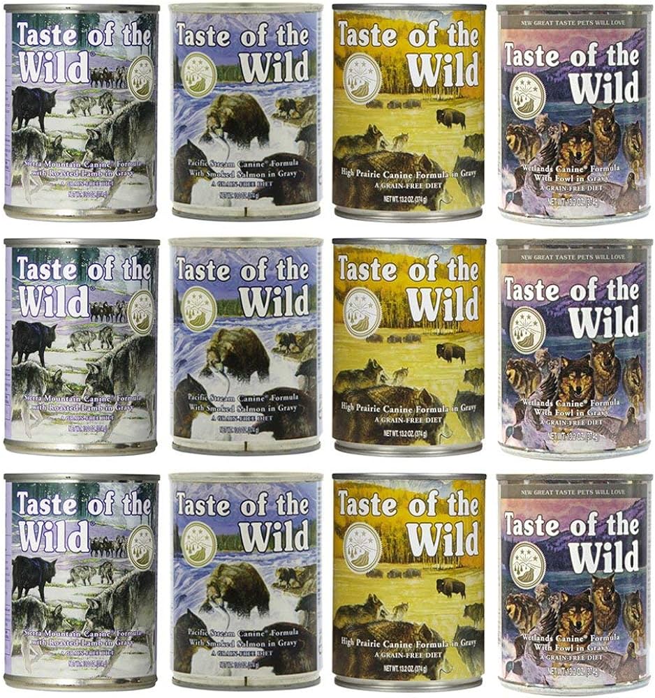 Taste Of The Wild High Prairie Grain-Free Canned Dog Food